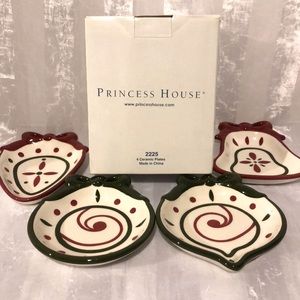 Vintage Princess House Snack Plates